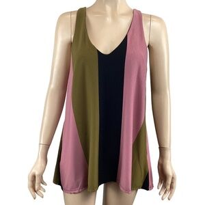 Puella‎ Anthropologie North South Swing Tank Size Small Stretch Sleeveless Mauve
